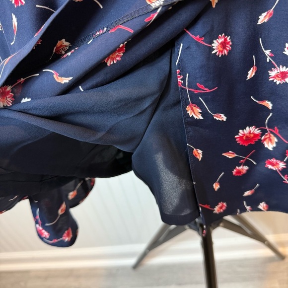 Kenar Studio Floral Navy Skort Size 12 - Picture 3 of 8